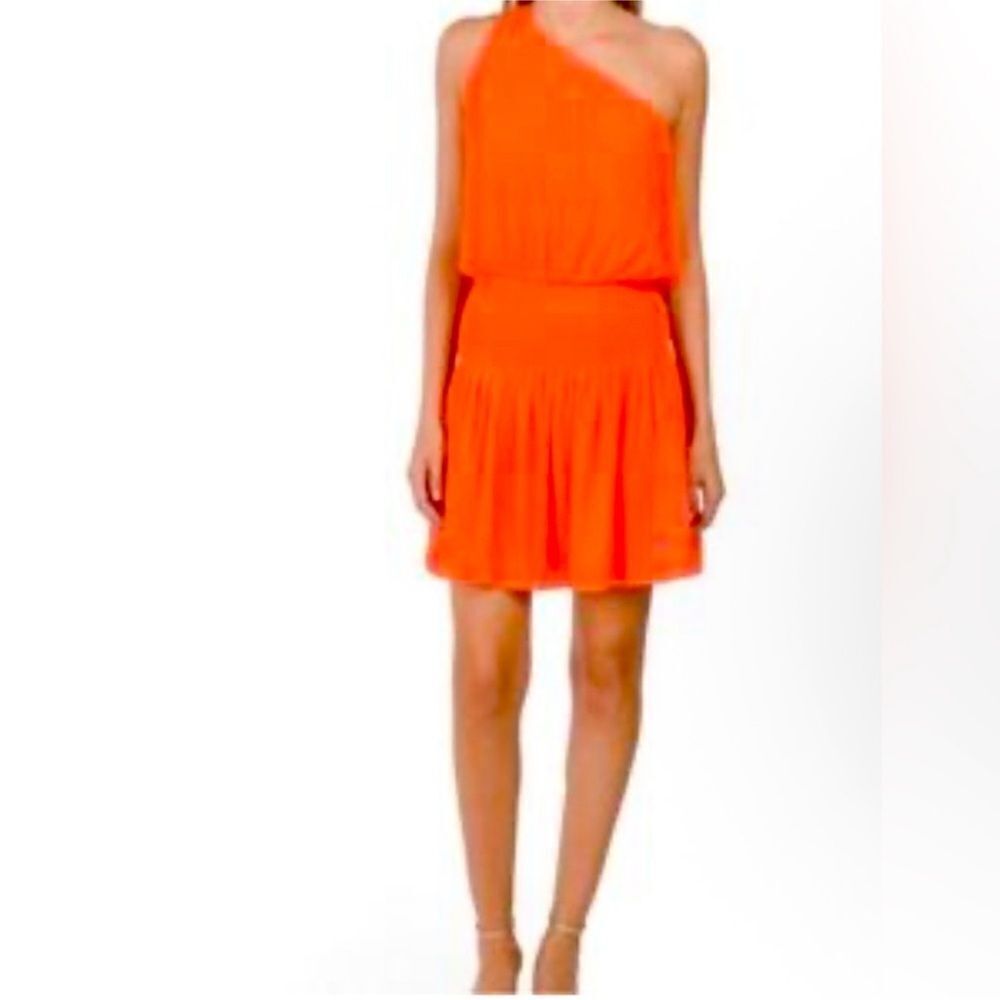 Ramy Brook A10243038 Haisley One Shoulder Mini Dress size 6 NWT $395